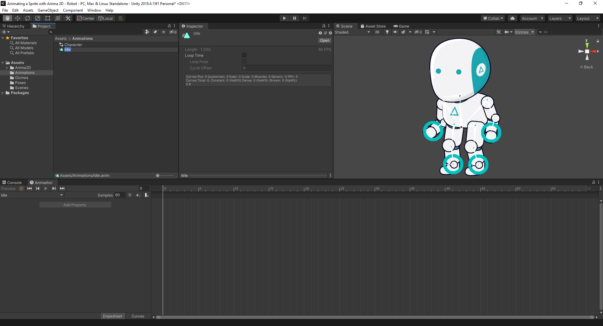 =玜连現igure 08: idle animation without keyframes