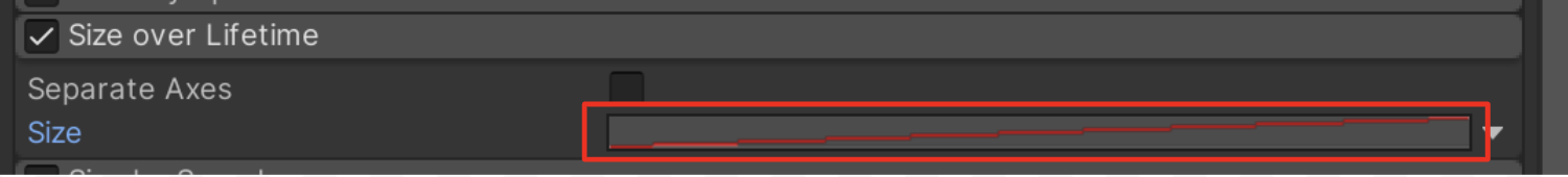 Size over Lifetime